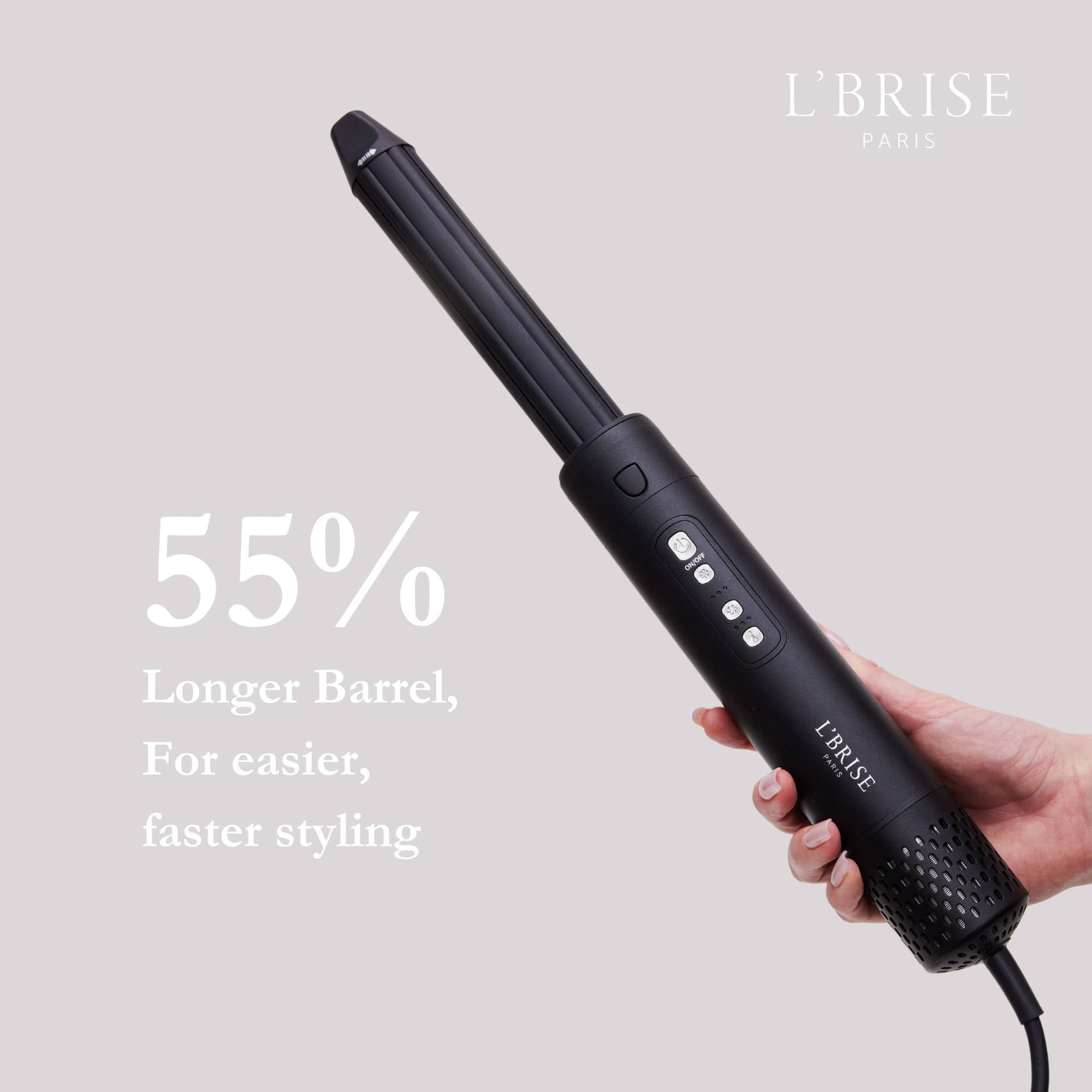 Model 2 | World's Longest Coanda Air Styler (Power Base + 1.25 Inch Long Barrel)