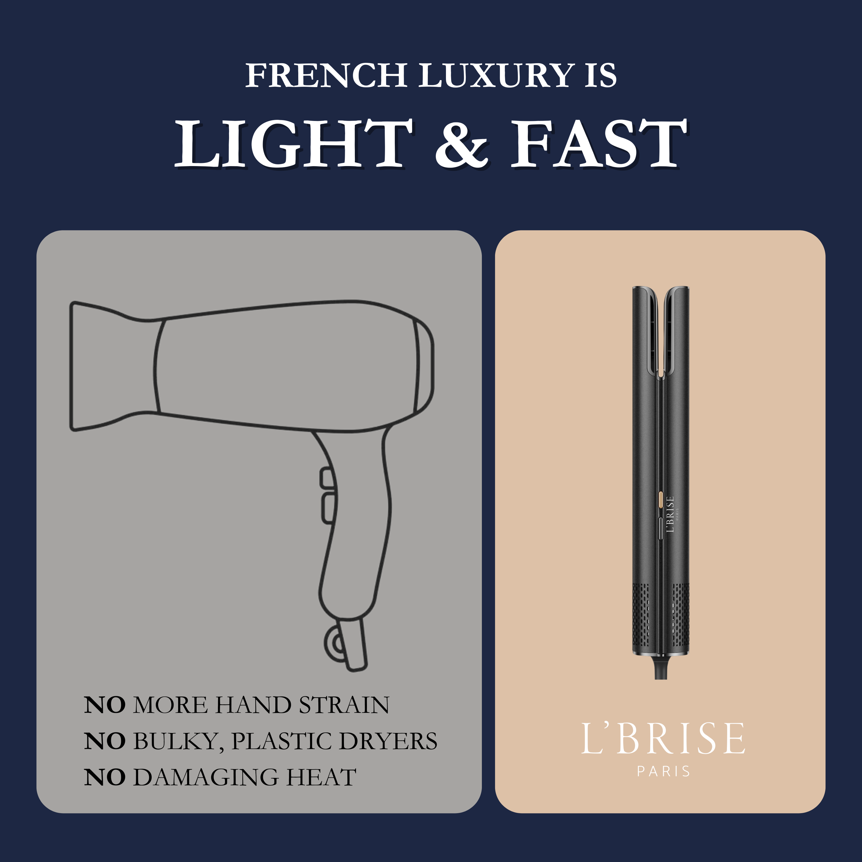 L'Brise HyperDRY™ The World's Fastest Hair Dryer
