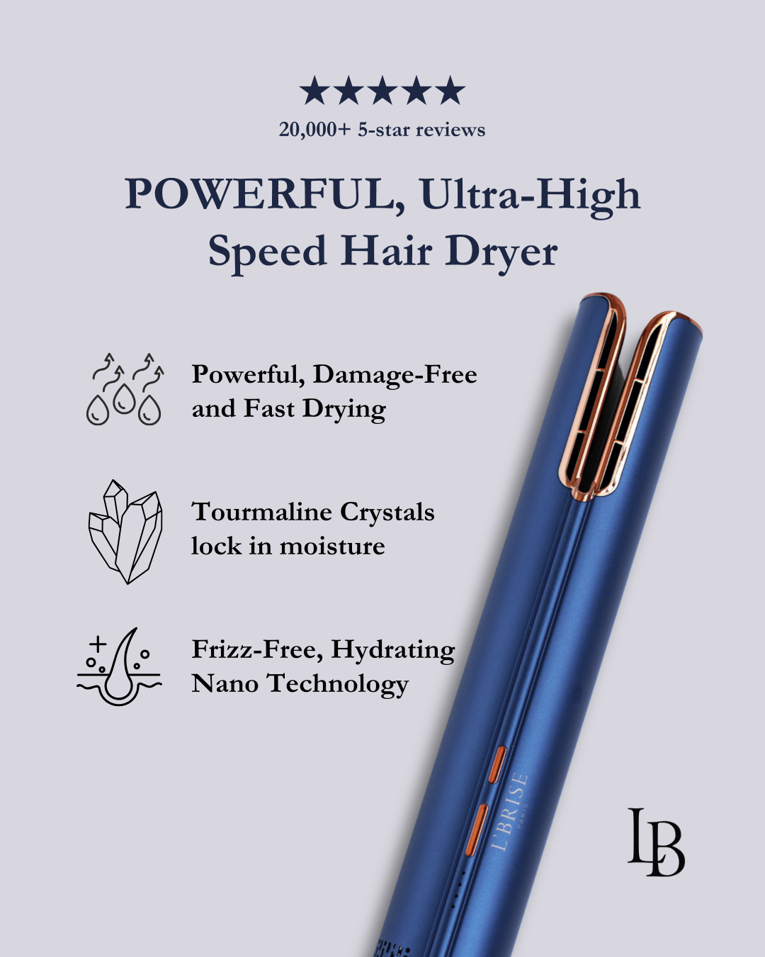 L'Brise HyperDRY | The World's Fastest Hair Dryer