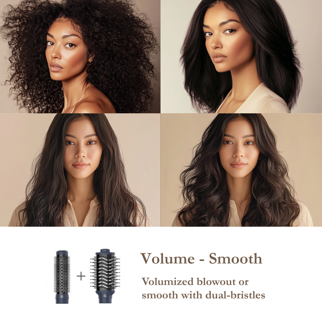 L'Brise AirSwitch™ Blowout Brush Duo