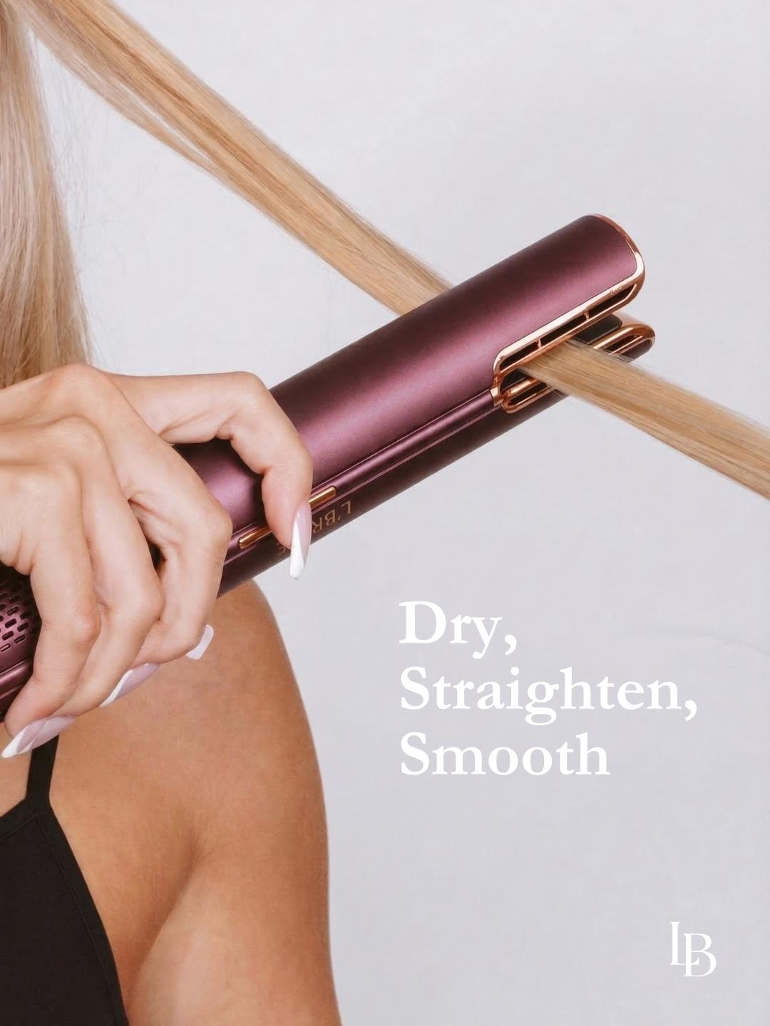 L'Brise HyperDRY™ Professional Hair Dryer (Luxury Aluminum / Crimson Red)