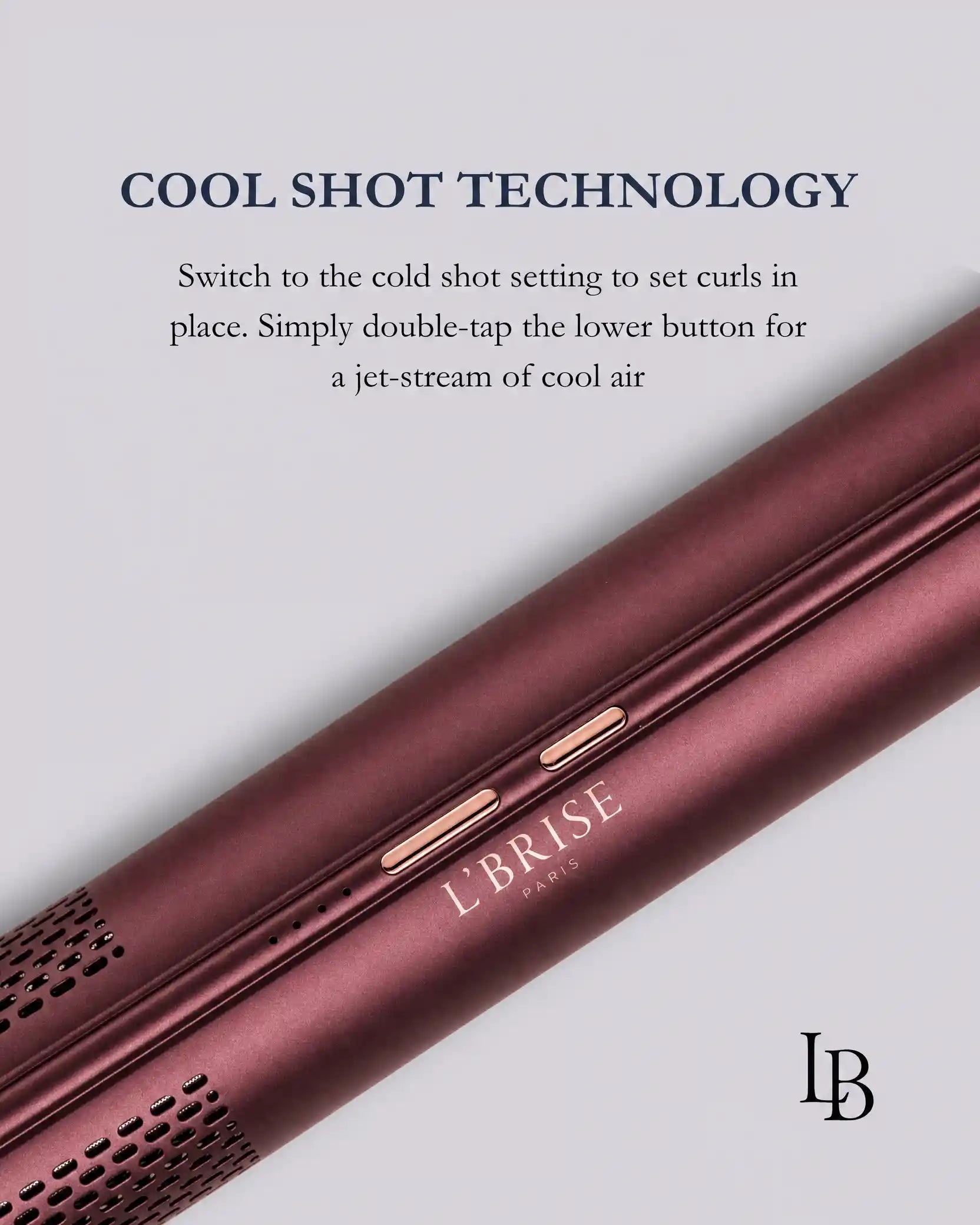 LB HyperDRY™ Professional Hair Dryer (Luxury Aluminum / Crimson Red)