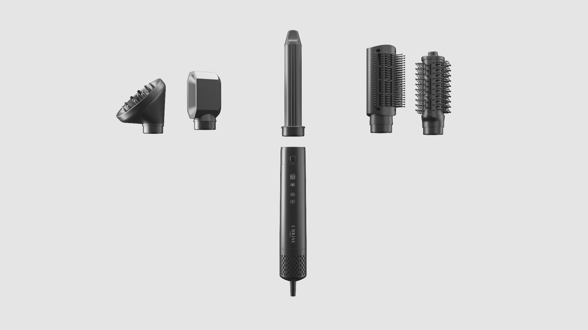 Load video: L&#39;Brise™ Styling Bundle (Airstyler &amp; All Accessories)